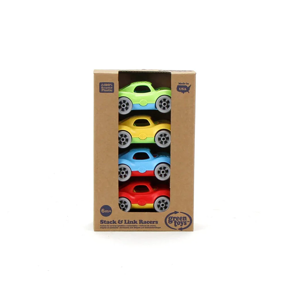 Stack & Link Racers - Set of 4 by Green Toys - Image 2