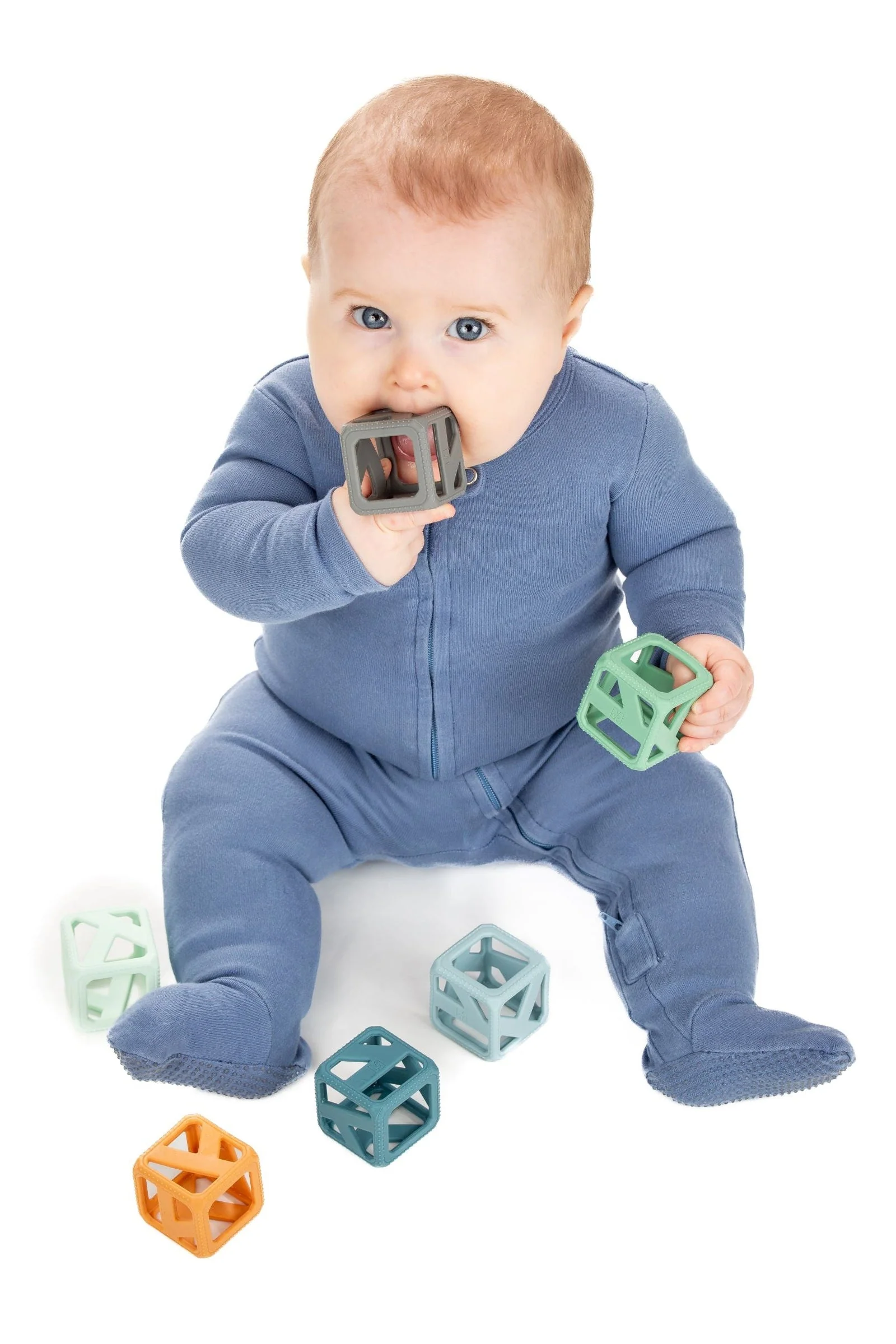 Stack N Chew Cubes - Earthy by Malarkey Kids - Image 7