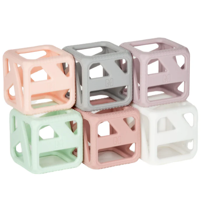 Stack N Chew Cubes - Pastel by Malarkey Kids - Image 4