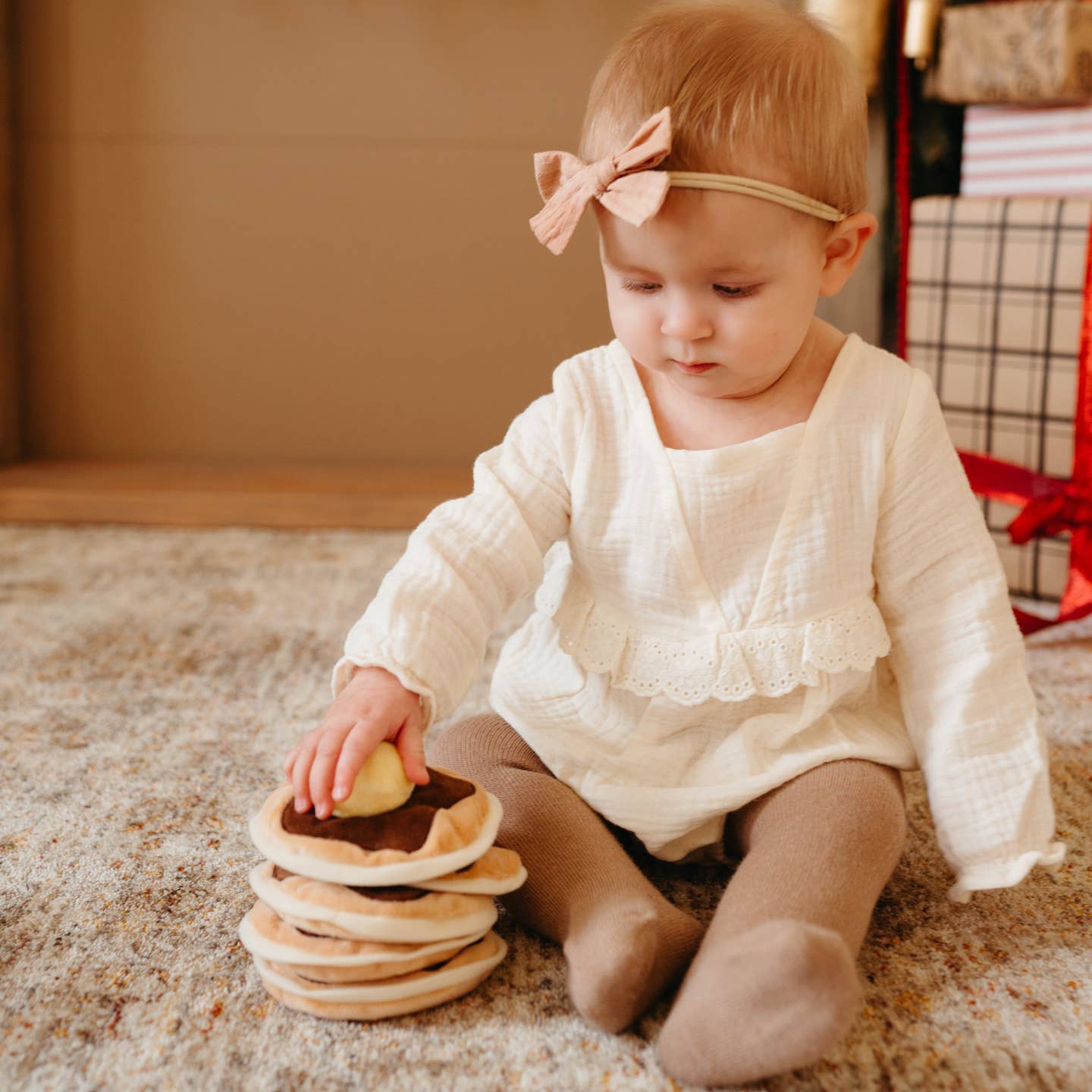 Stacking Pancakes Toy by Little Lamb Kind - Image 2