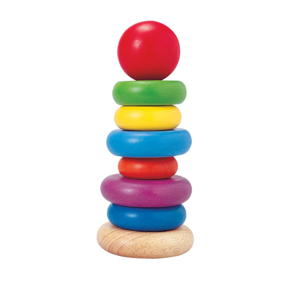 Stacking Rings by Plan Toys - Image 3
