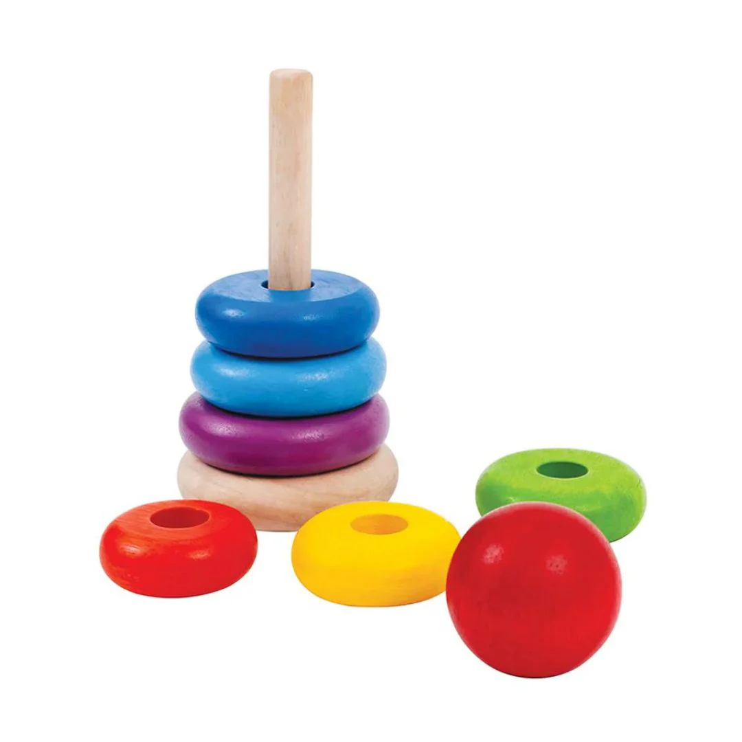 Stacking Rings by Plan Toys - Image 4