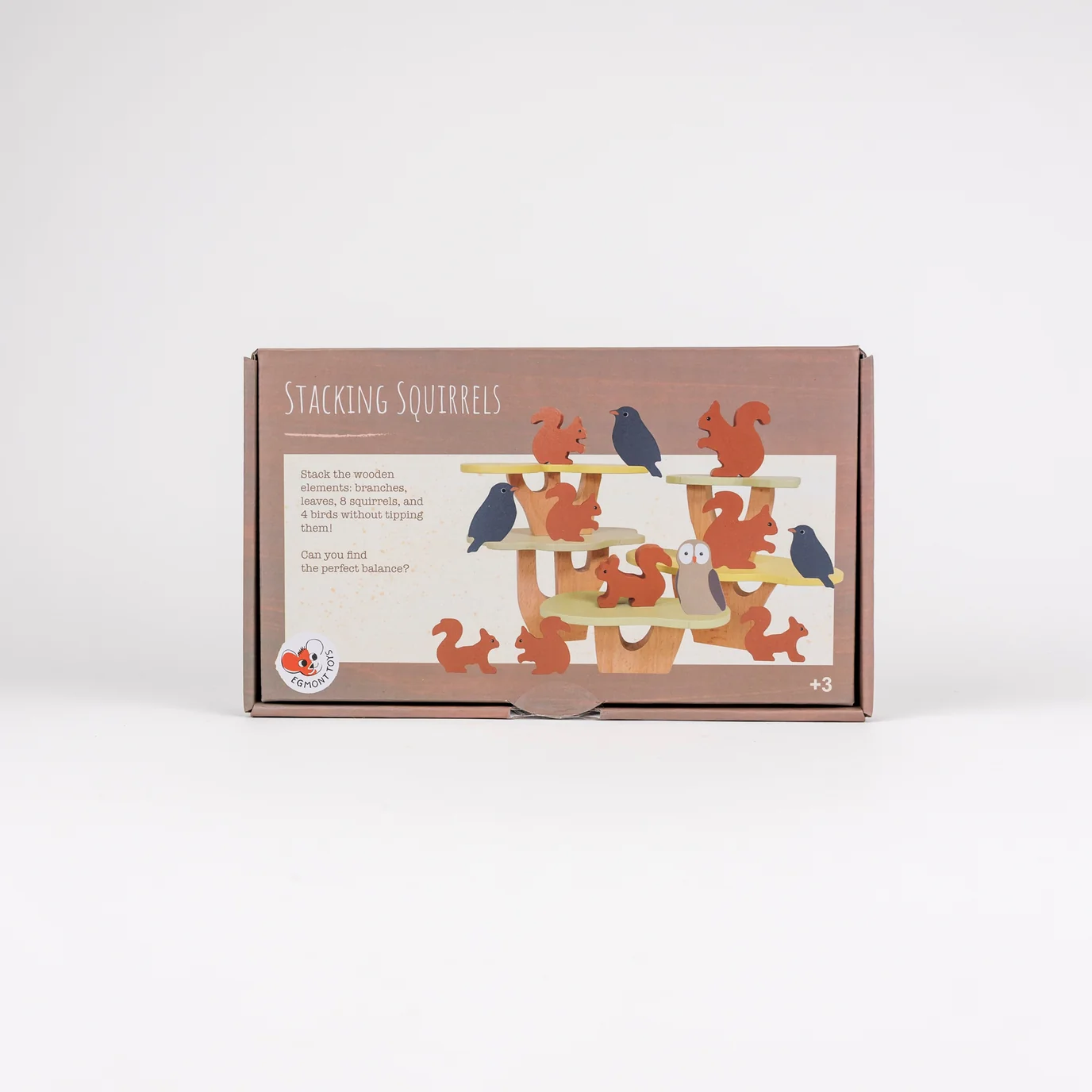 Stacking Squirrels Wooden Toy by Egmont - Image 14