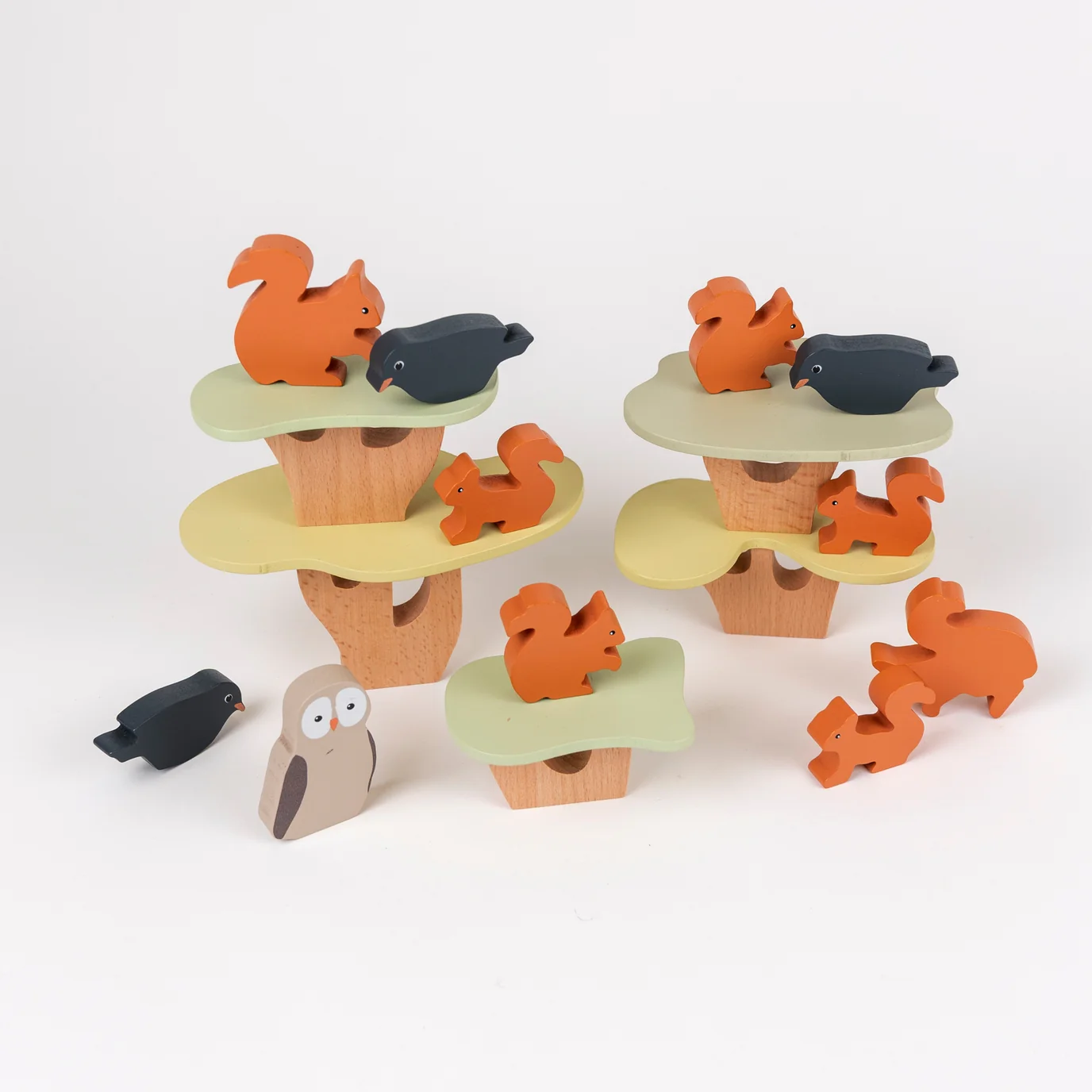 Stacking Squirrels Wooden Toy by Egmont - Image 7