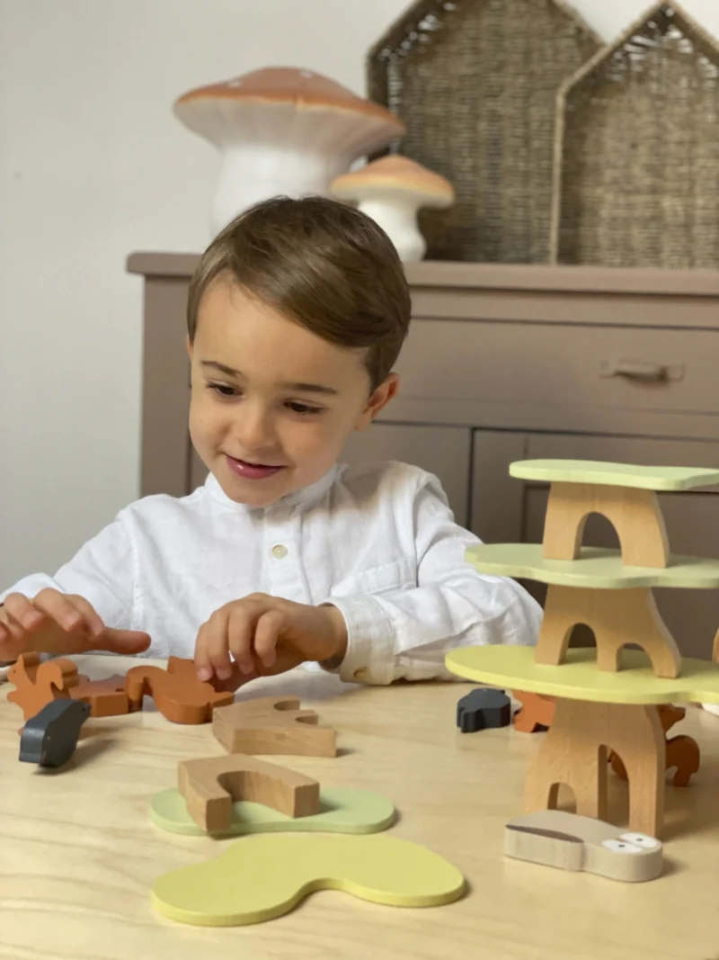 Stacking Squirrels Wooden Toy by Egmont - Image 9