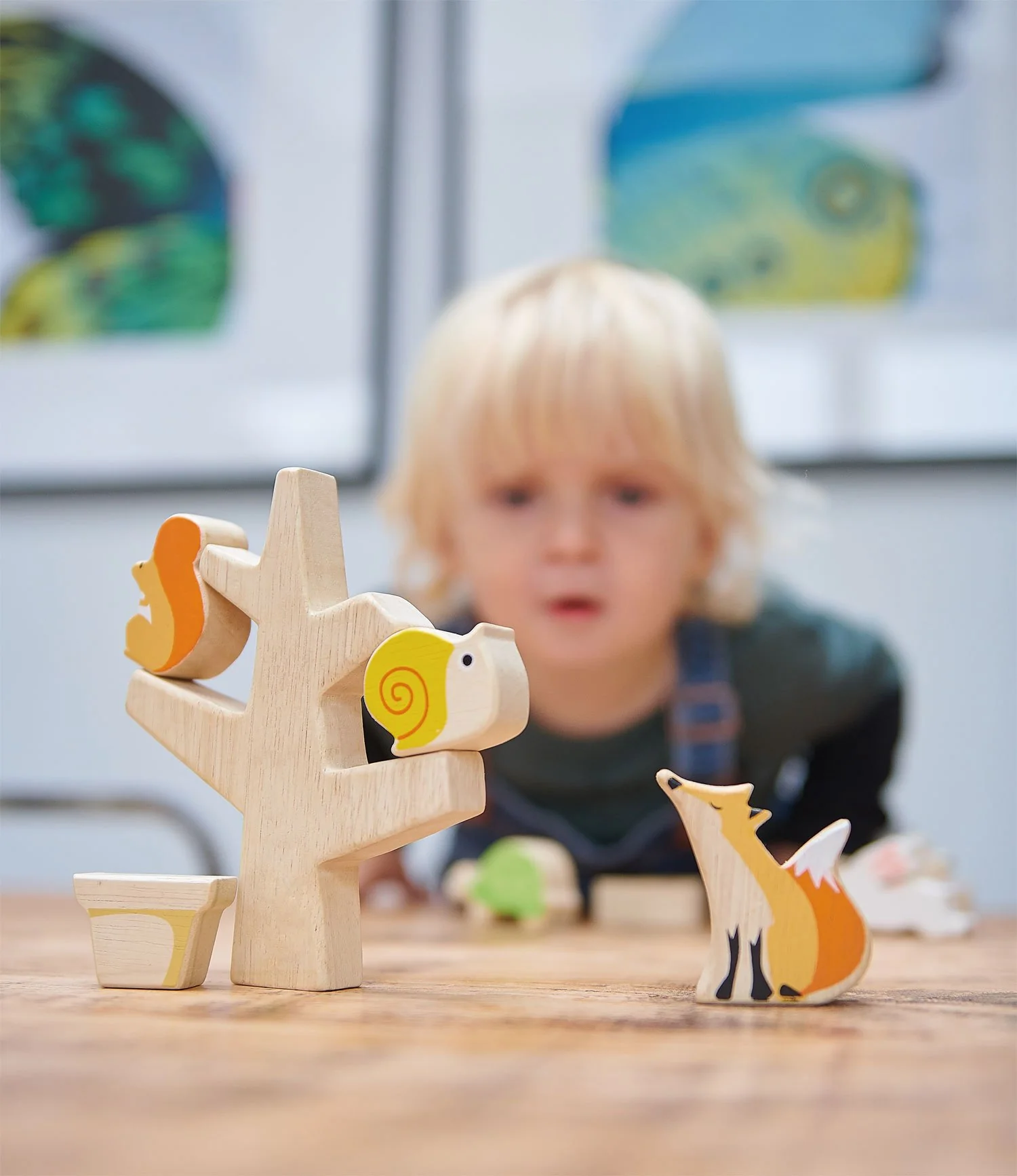 Stacking Garden Friends Wooden Toy by Tender Leaf Toys - Image 6