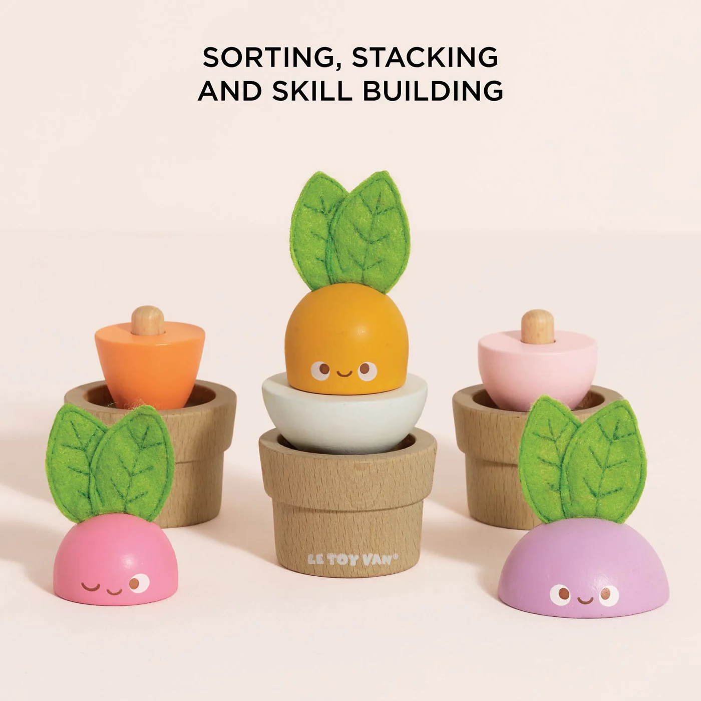 Stacking Veggies by Le Toy Van - Image 4
