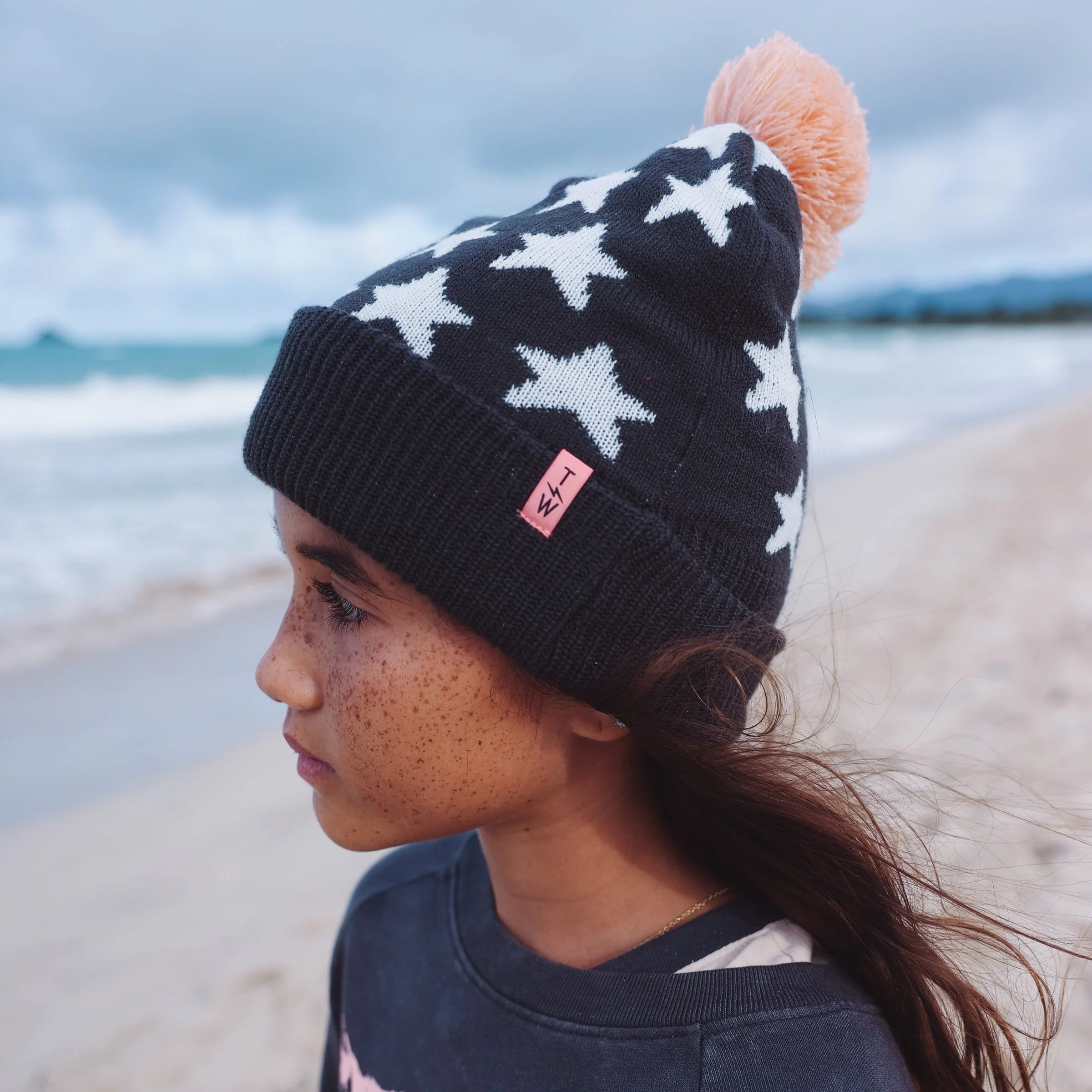 Starstruck Beanie - Black/Natural by Tiny Whales - Image 5