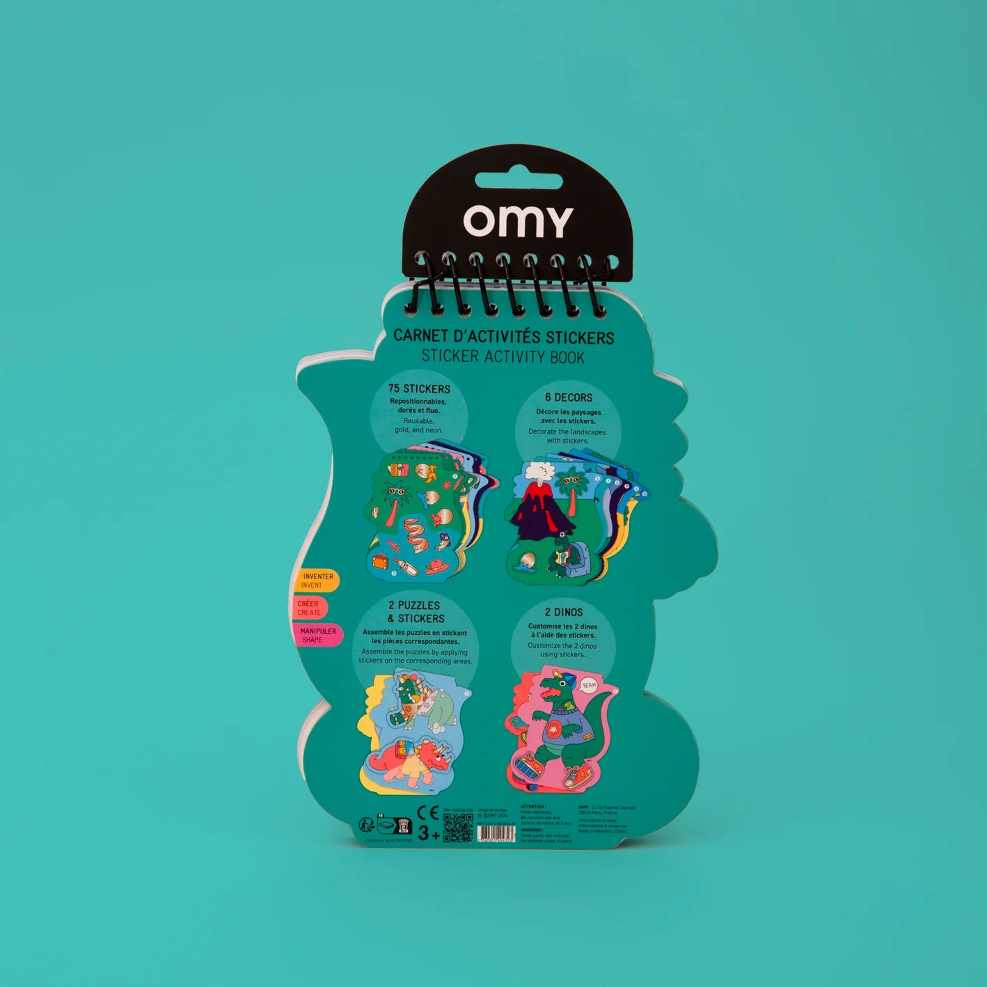 Sticker Book - Dino by OMY - Image 8