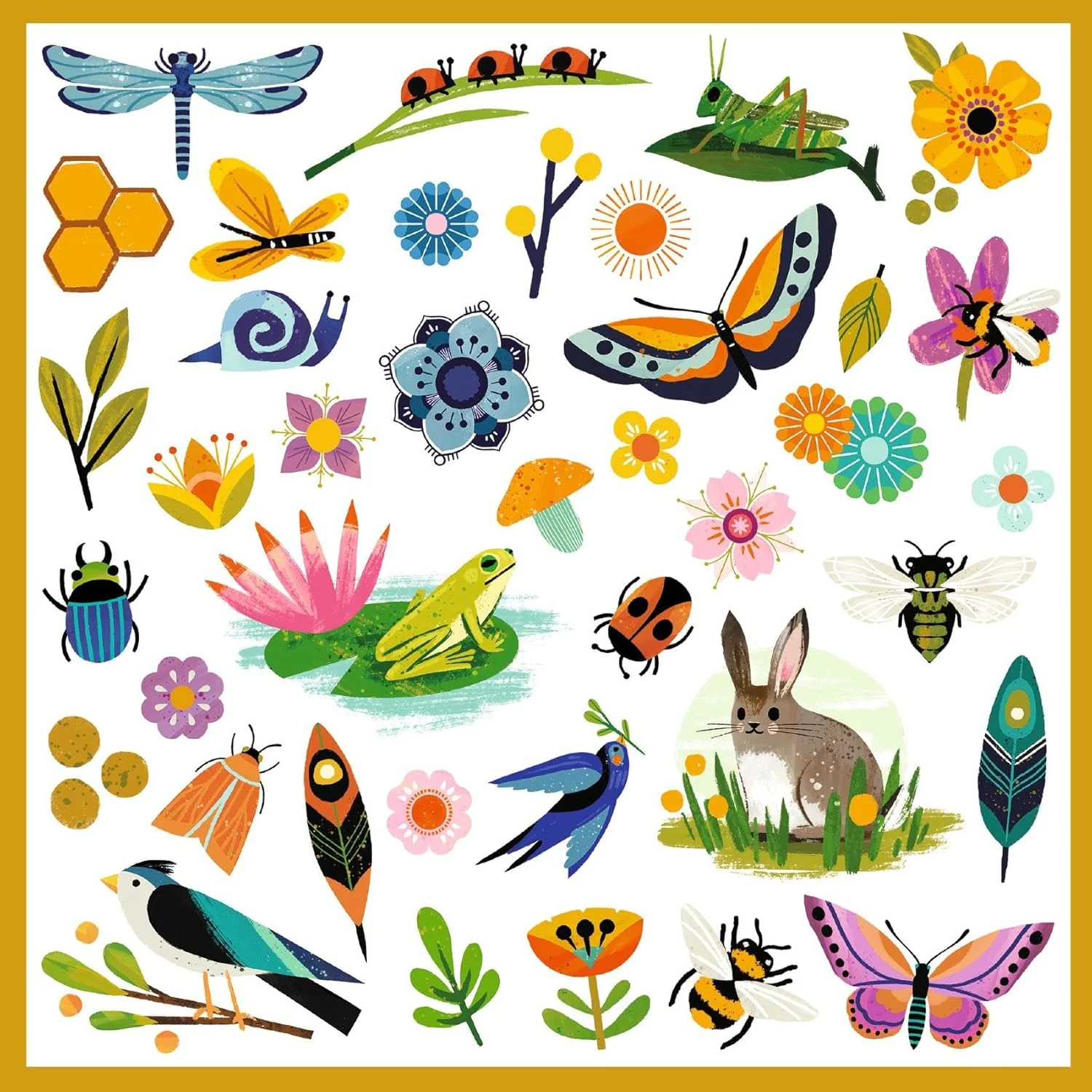 Stickers - Garden by Djeco - Image 3