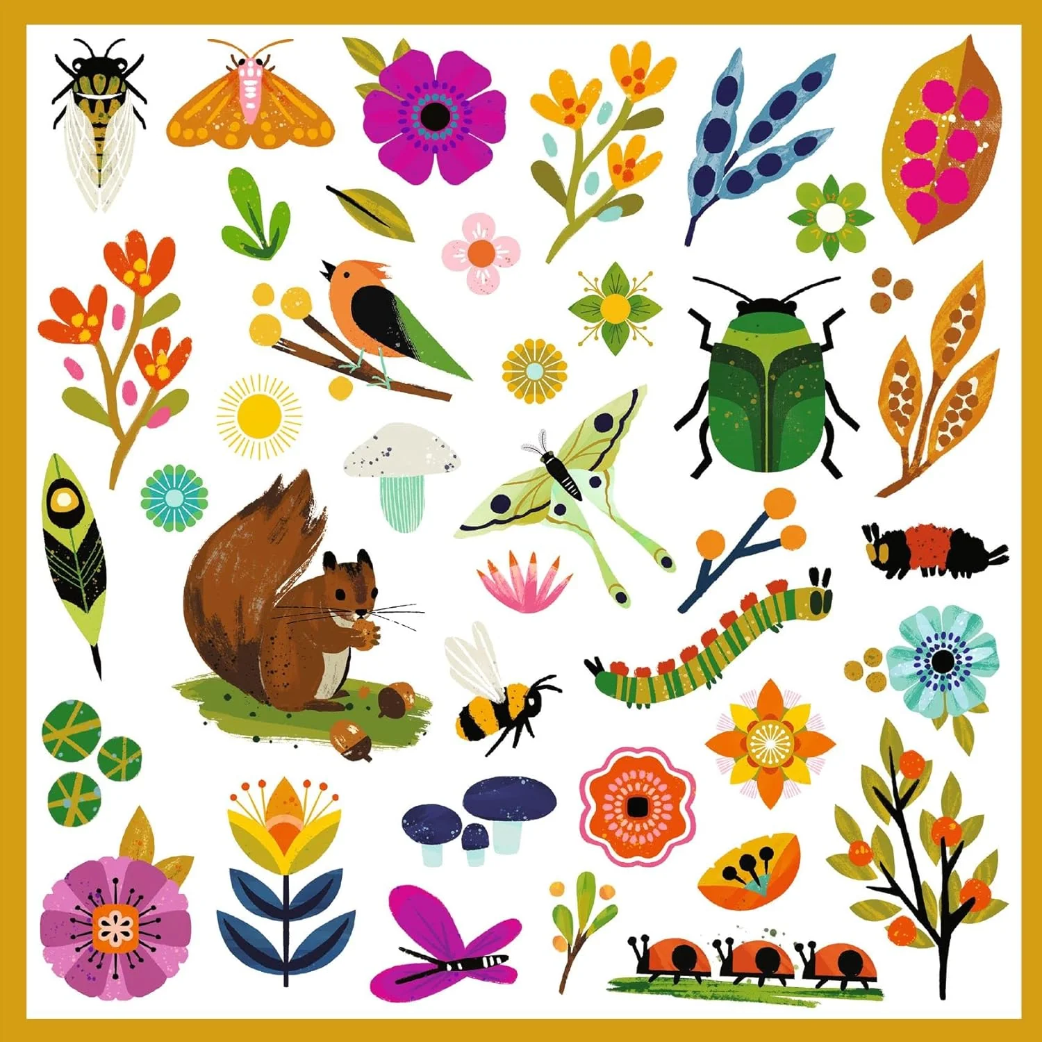 Stickers - Garden by Djeco - Image 4