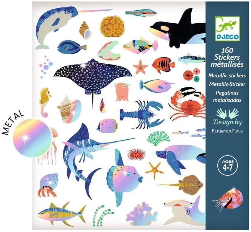 Stickers - Ocean by Djeco - Image 5