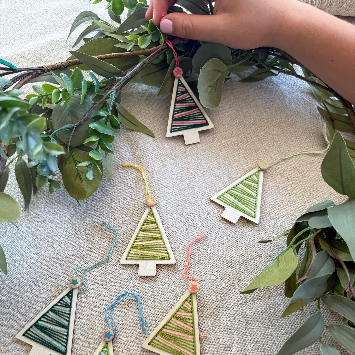 Stitched Christmas Tree Decoration Kit by Cotton Twist - Image 4