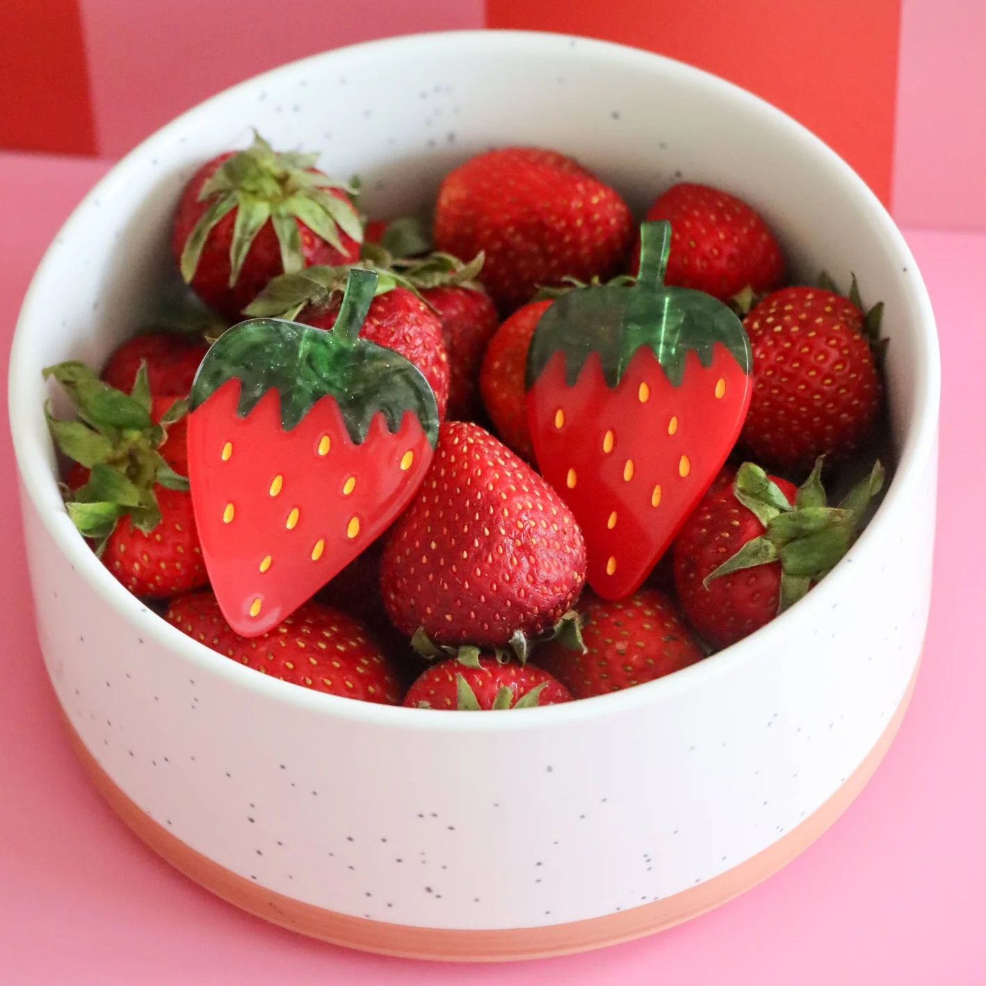 Strawberry Alligator Hair Clip Set by Jenny Lemons - Image 7