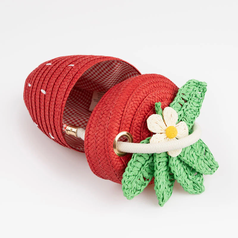 Strawberry Basket Bag by Meri Meri - Image 4