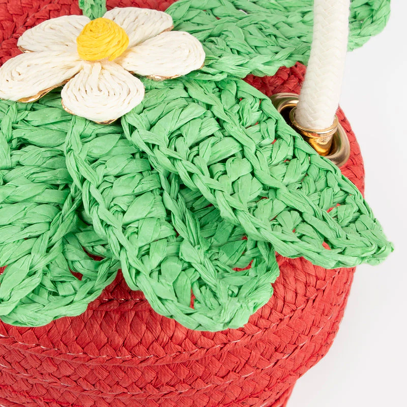 Strawberry Basket Bag by Meri Meri - Image 5