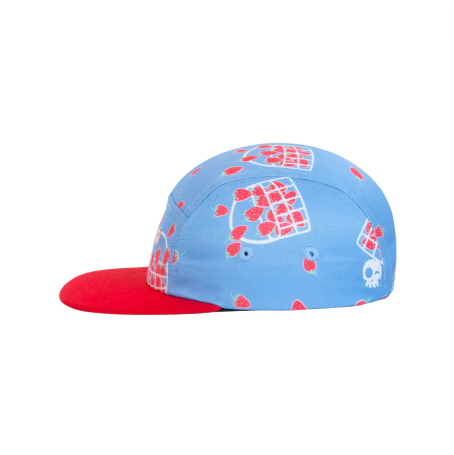 Strawberry Fields Five Panel Hat by Headster Kids - Image 3