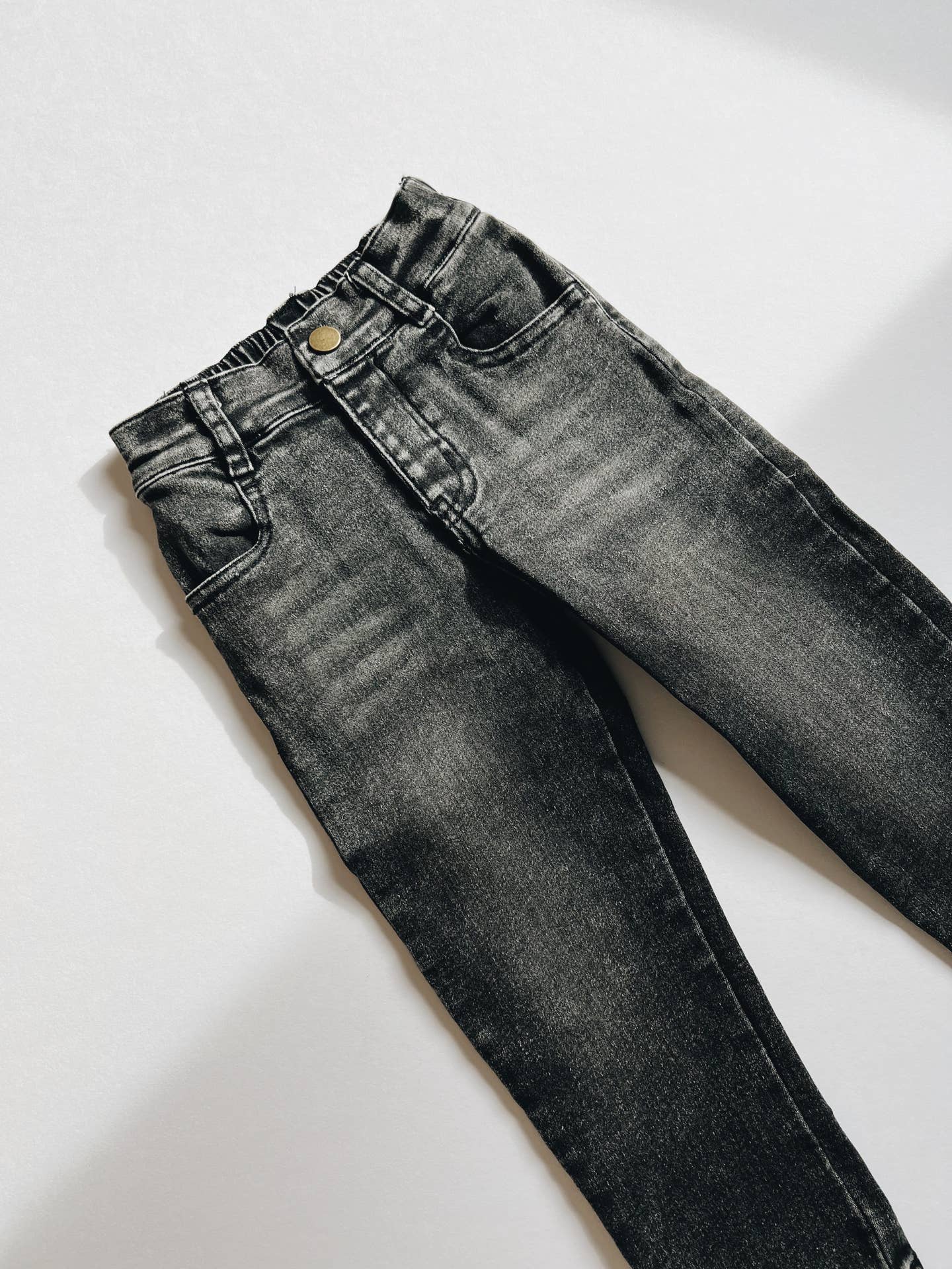 Stretch Denim Jeans - Faded Black by Orcas Lucille - FINAL SALE - Image 5