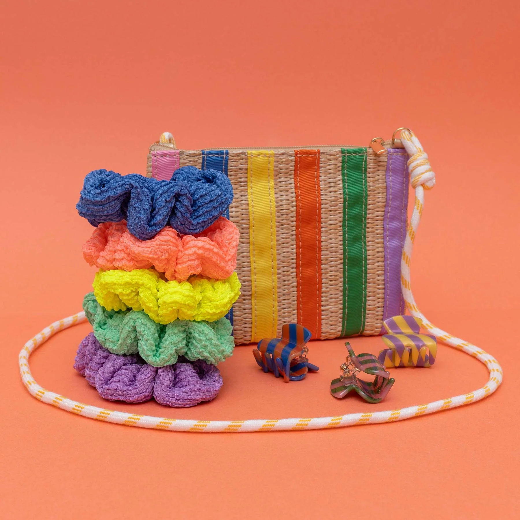Striped Mini Claw Clips by Mimi & Lula - Image 4
