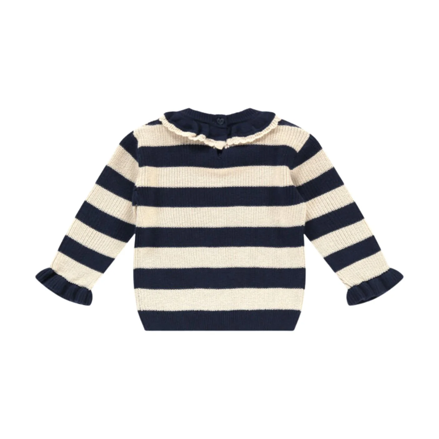 Striped Pullover with Heart - Indigo by Babyface - FINAL SALE - Image 3