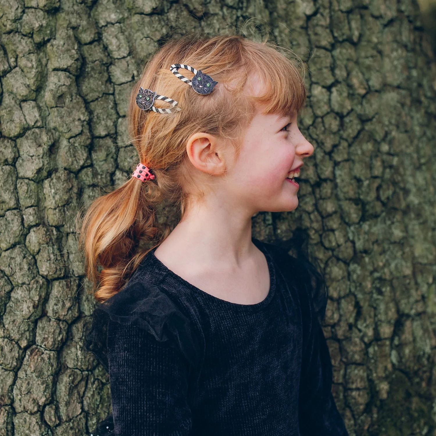 Stripy Cat Clips by Rockahula Kids - Image 2