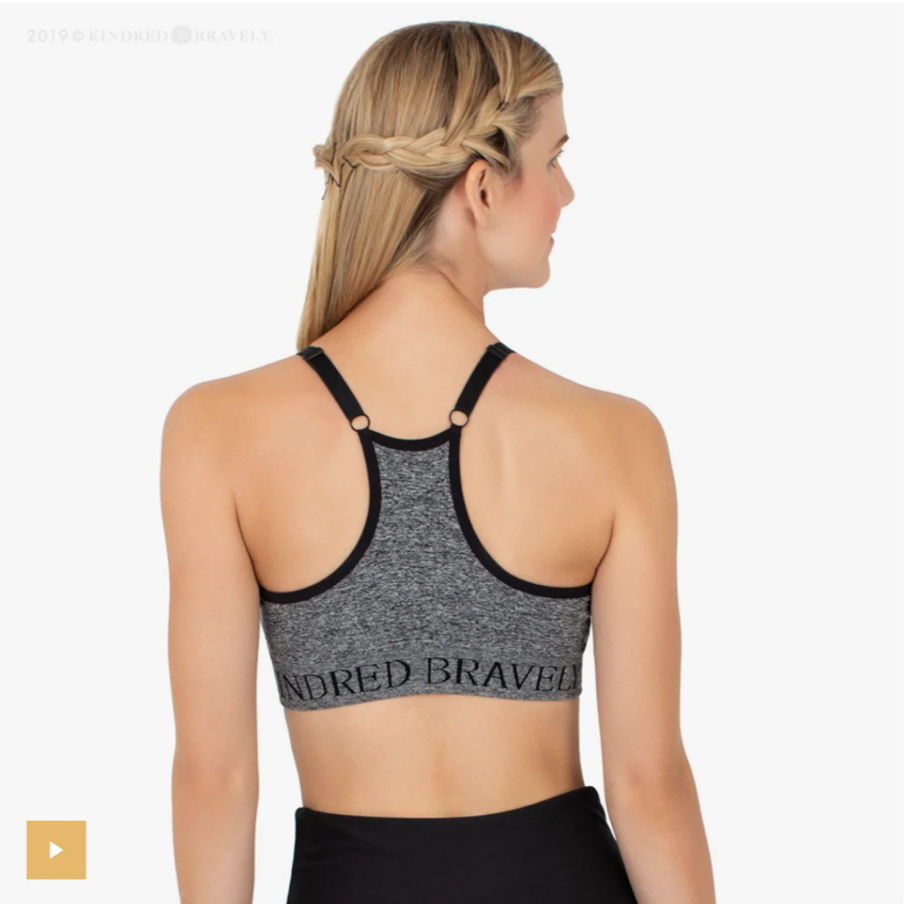 Sublime Support Nursing & Maternity Sports Bra - Grey by Kindred Bravely - Image 4