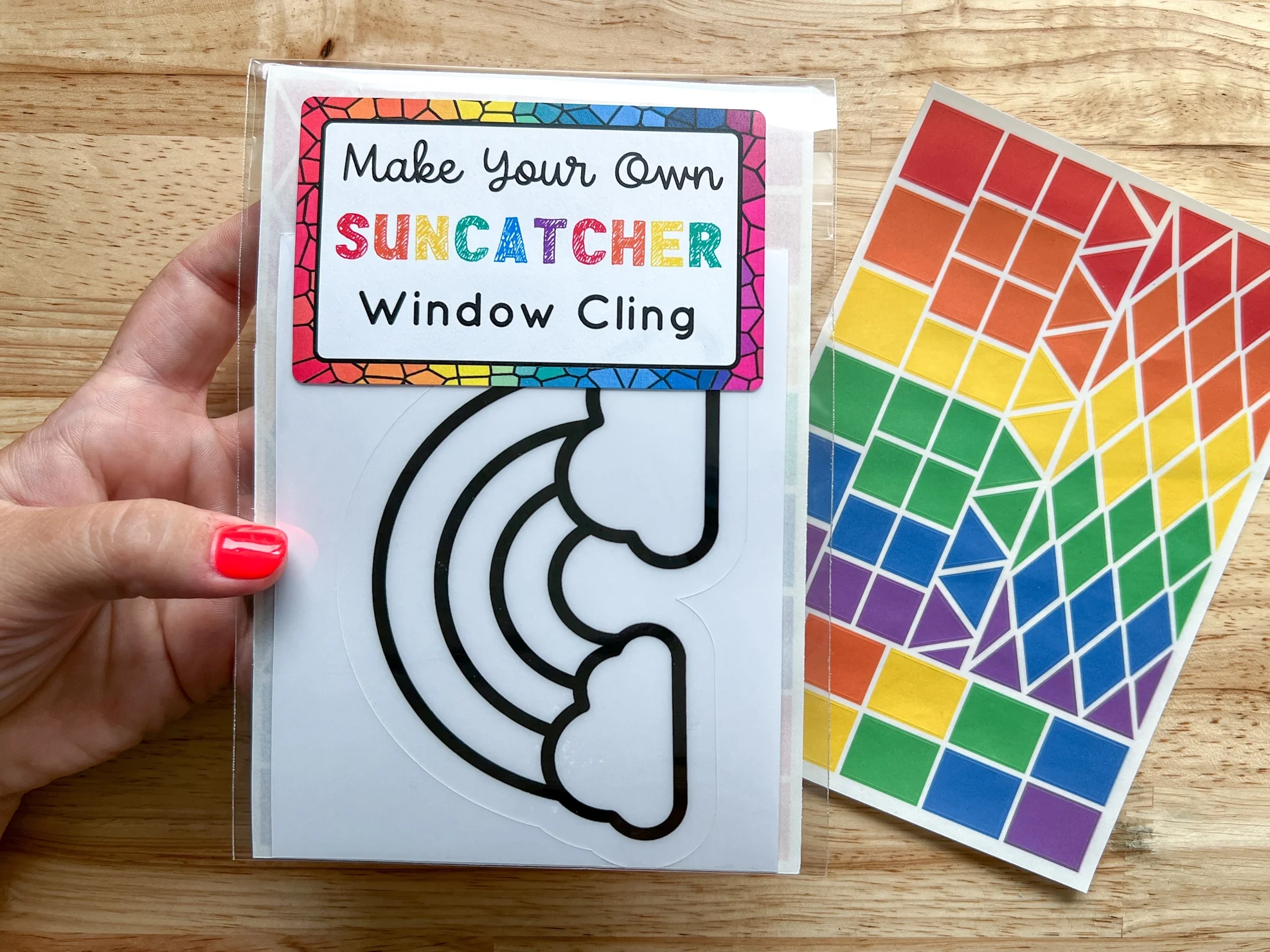 Suncatcher Sticker Craft Kit for Kids by EmRichSticks - Image 12