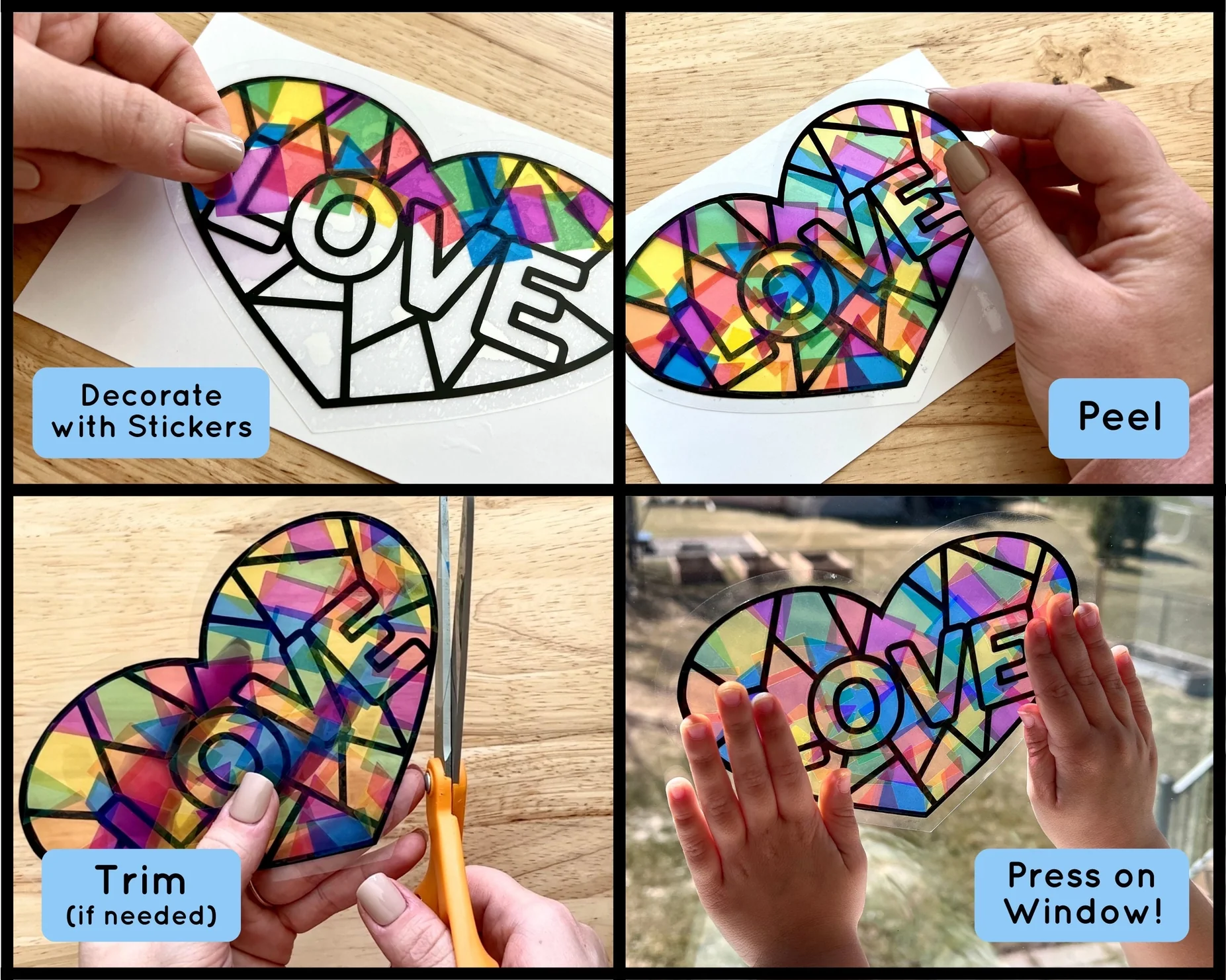 Suncatcher Sticker Craft Kit for Kids by EmRichSticks - Image 13