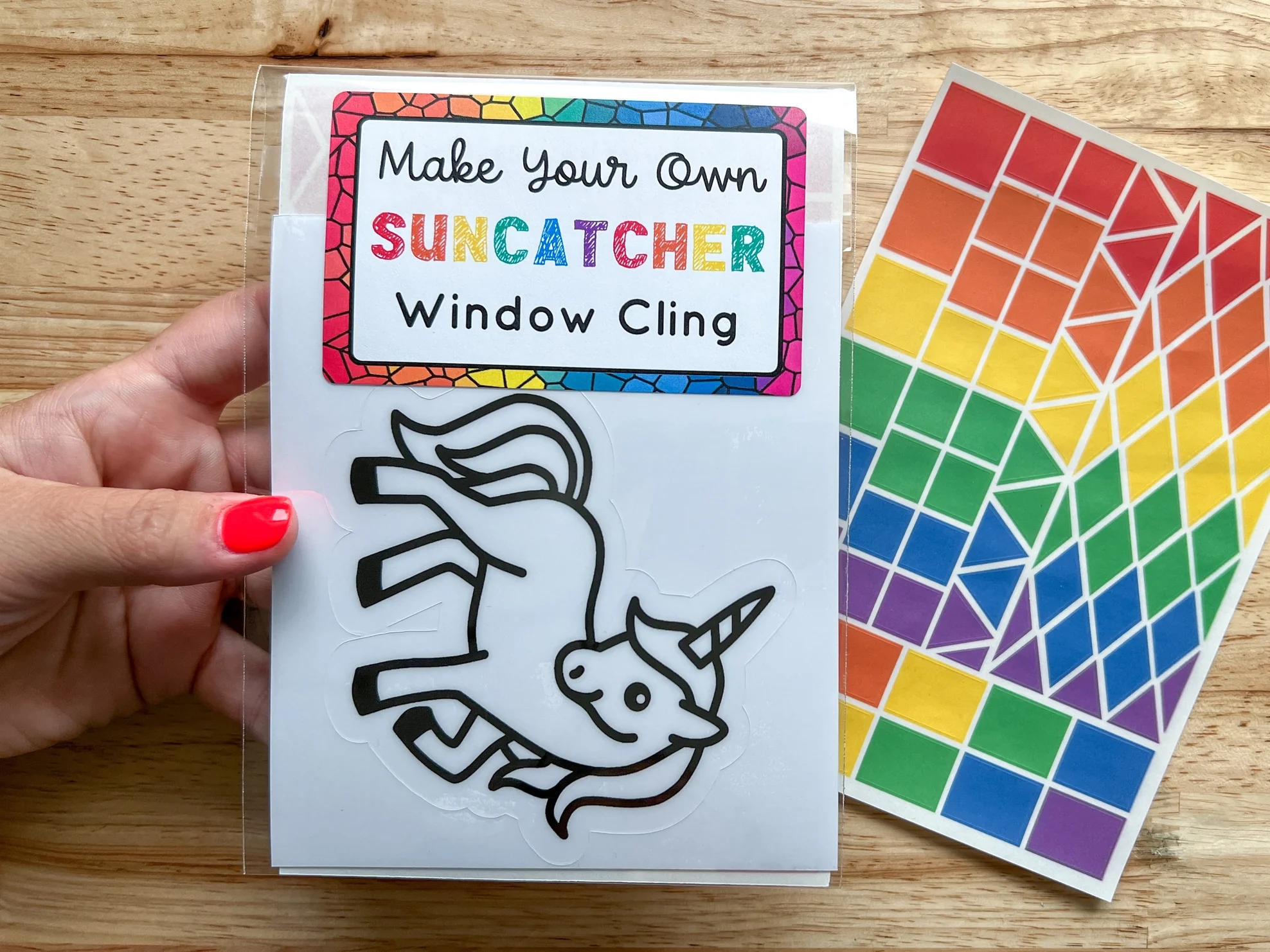 Suncatcher Sticker Craft Kit for Kids by EmRichSticks - Image 25