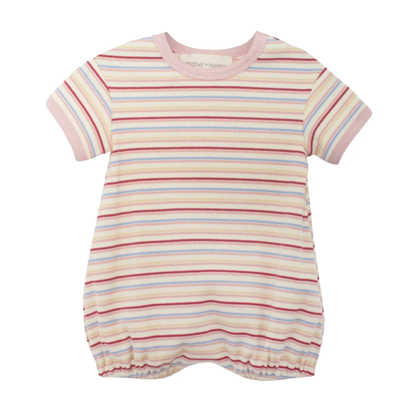 Sunset Sherbet Romper - Pink by Mabel + Honey