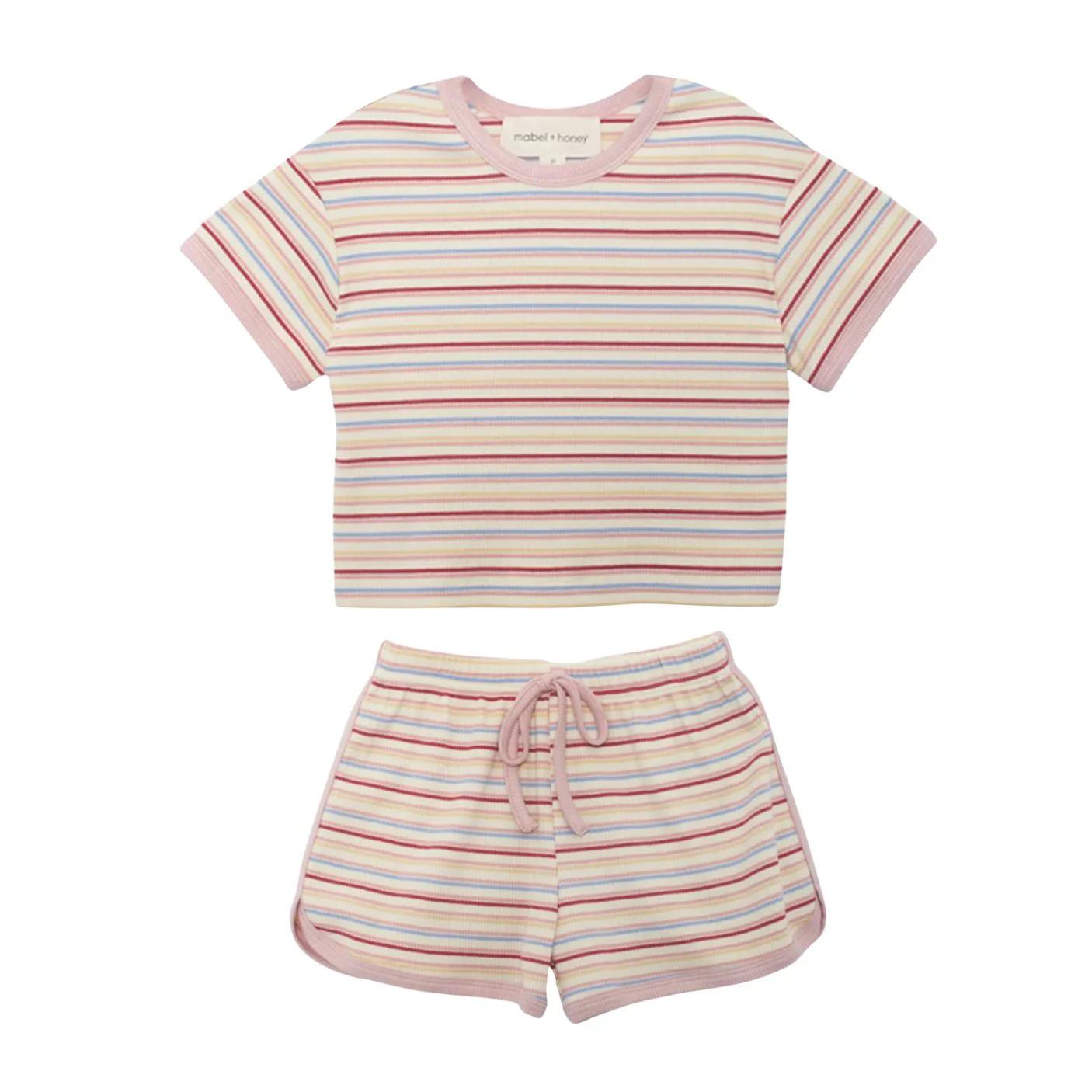 Sunset Sherbet Two Piece Set - Pink by Mabel + Honey