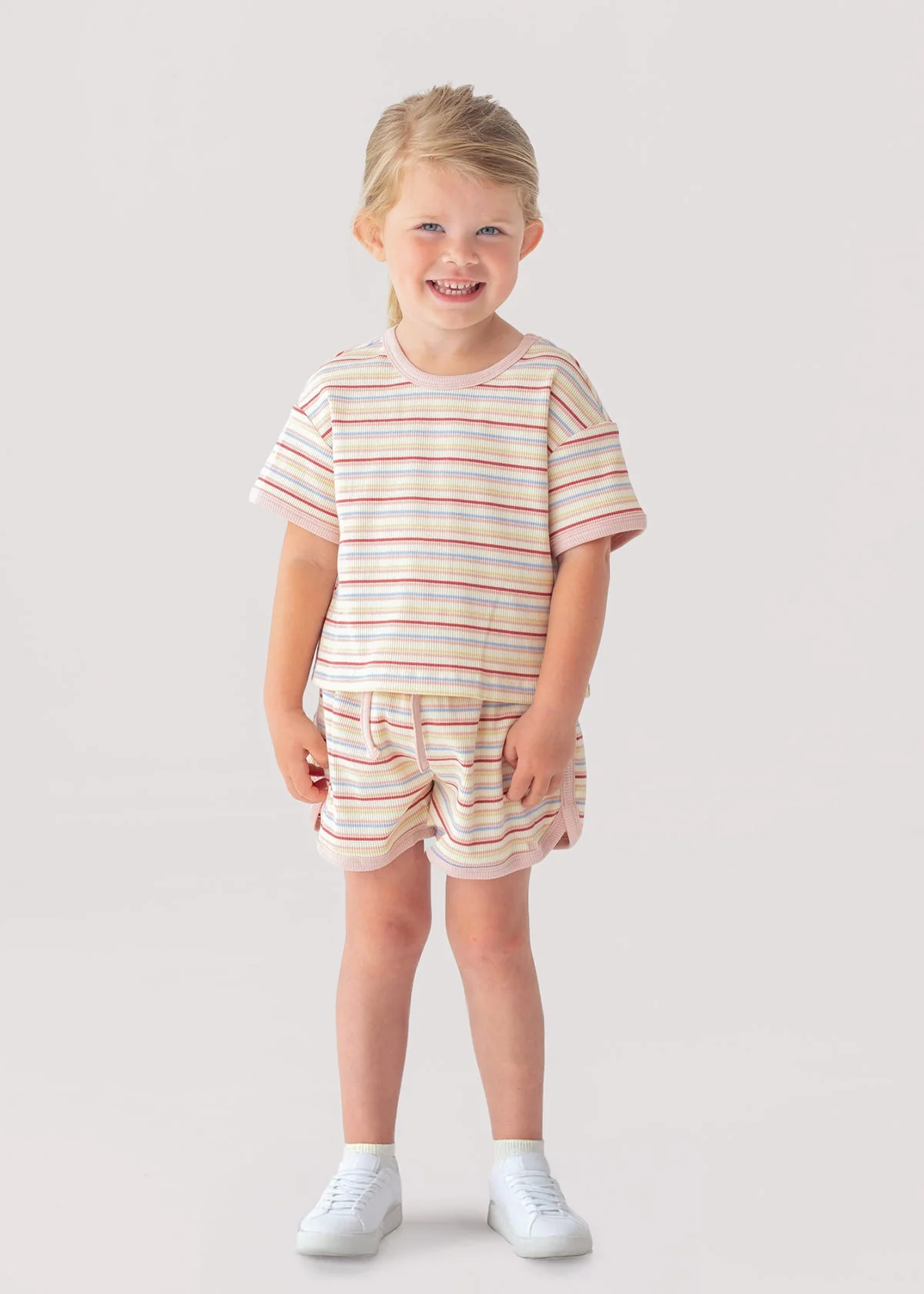 Sunset Sherbet Two Piece Set - Pink by Mabel + Honey - Image 2
