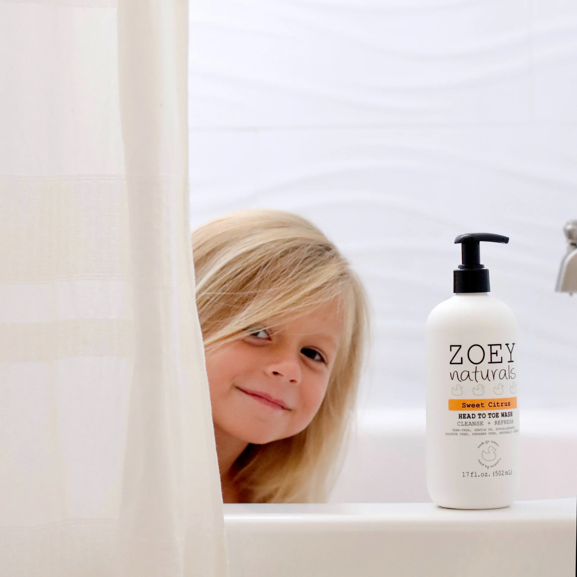 Sweet Citrus Head to Toe Wash by Zoey Naturals - Image 2