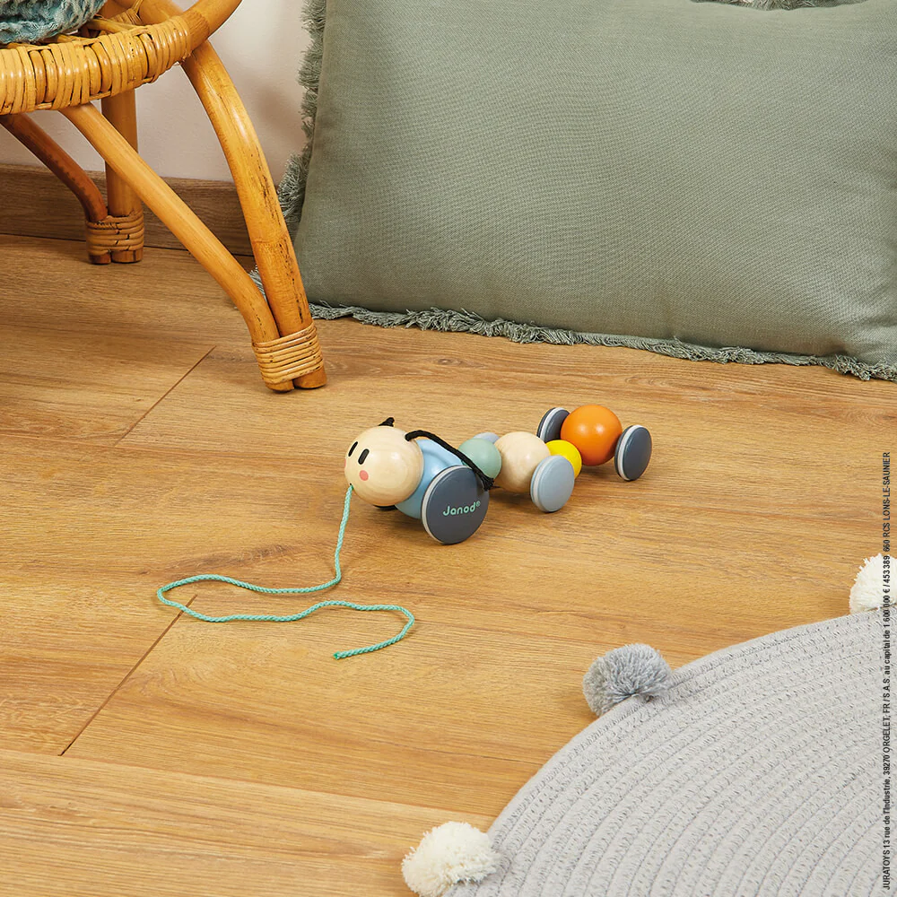 Sweet Cocoon Caterpillar Pull Toy by Janod - Image 2