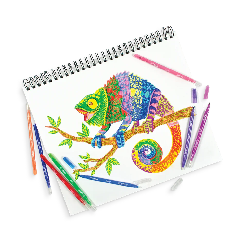 Switch-Eroo Color Changing Markers - Set of 12 by OOLY - Image 6