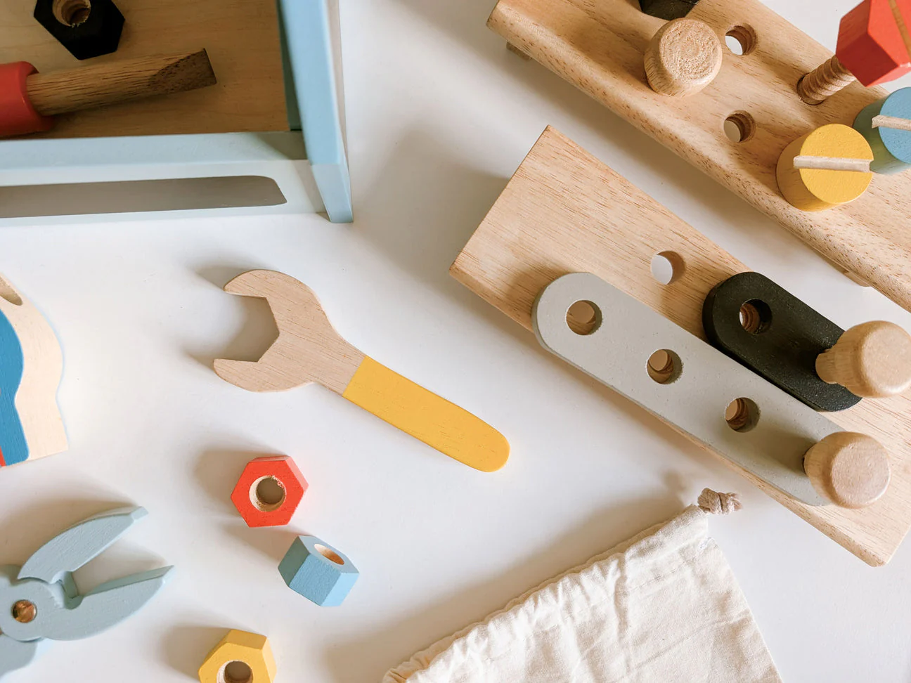 Tap Tap Tool Box Wooden Toy Set by Tender Leaf Toys - Image 10