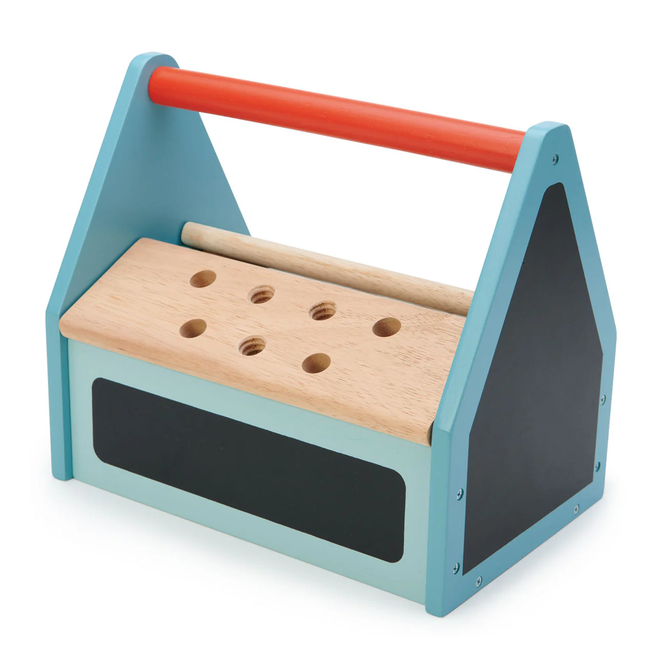 Tap Tap Tool Box Wooden Toy Set by Tender Leaf Toys - Image 4