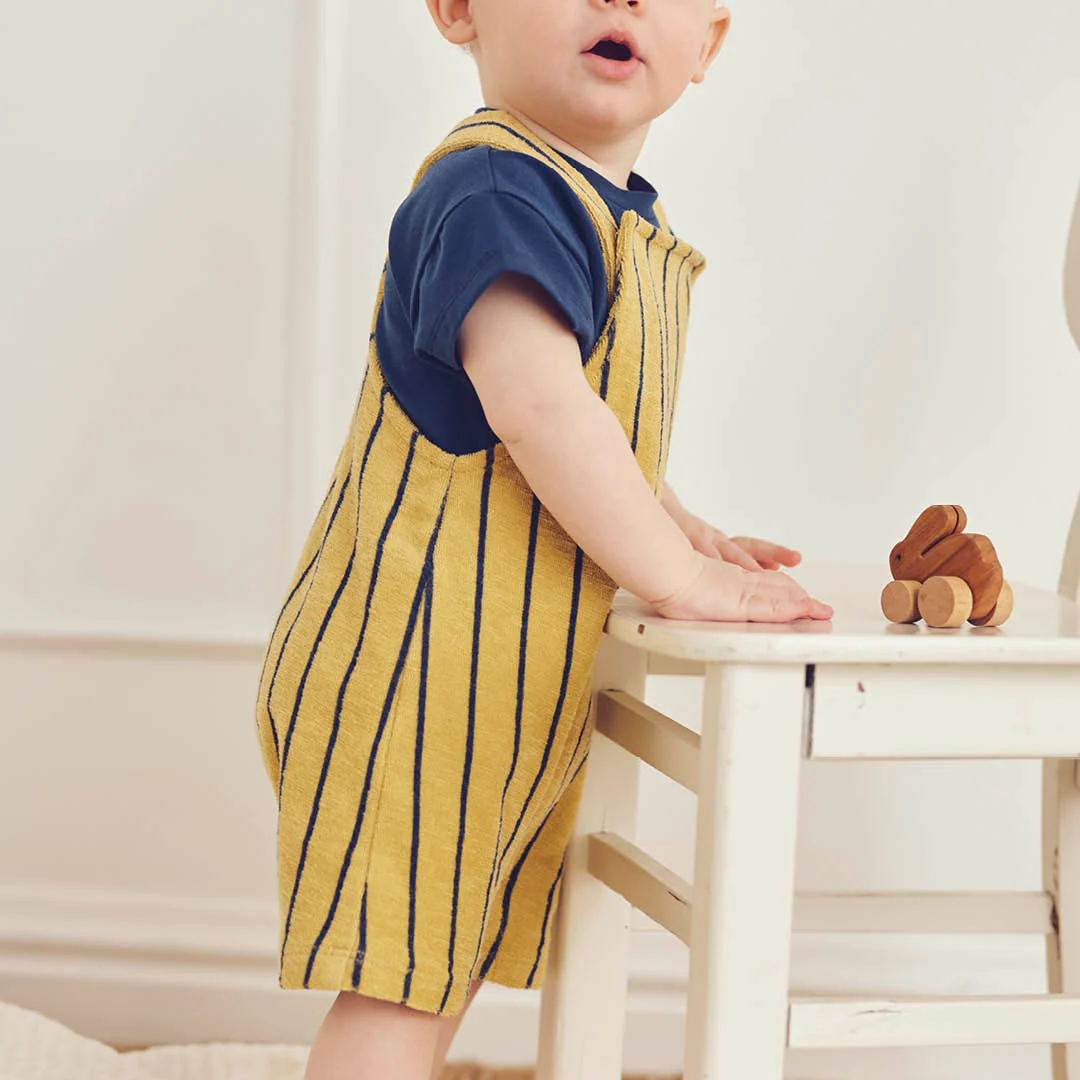 Terry Stripe Baby Overall Set by Musli - Image 2