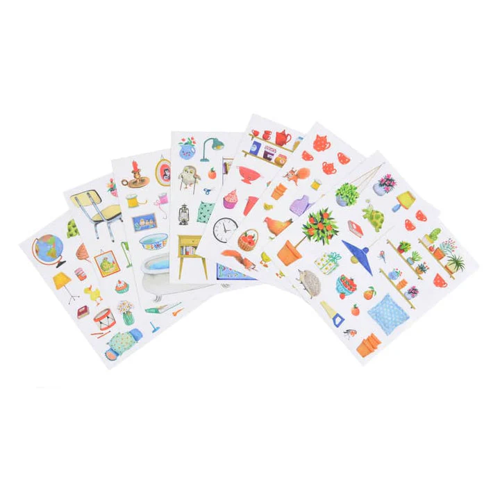 The Big Family Coloring and Sticker Book by Moulin Roty - Image 4