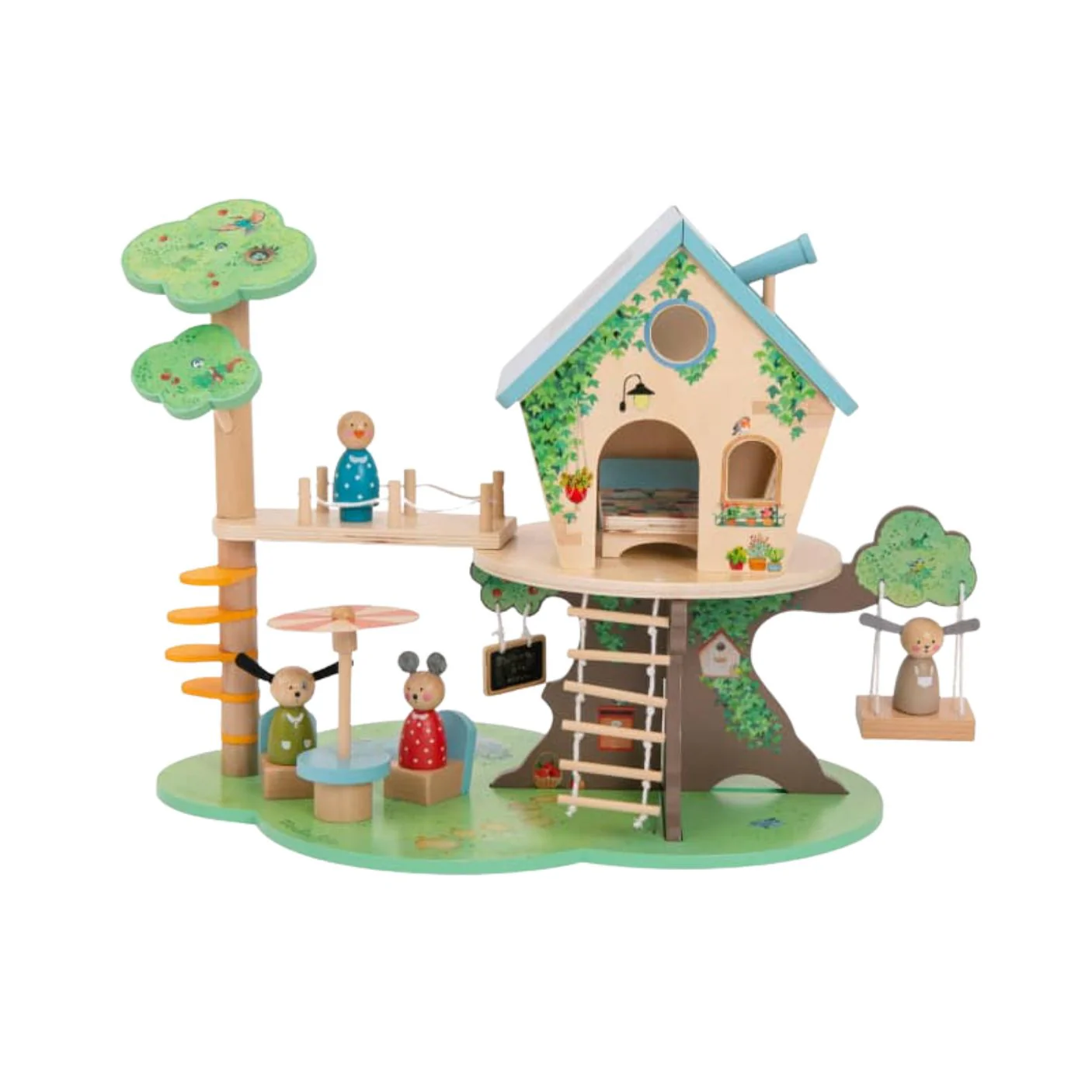The Big Family Wooden Tree House by Moulin Roty
