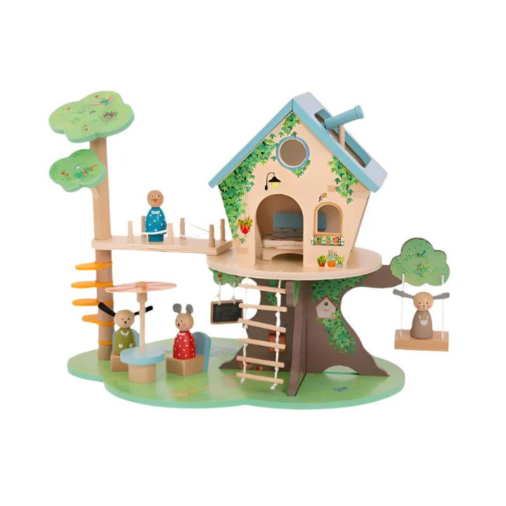 The Big Family Wooden Tree House by Moulin Roty - Image 3
