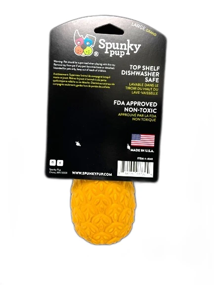 The Pineapple Dog Toy by Spunky Pup - Image 2