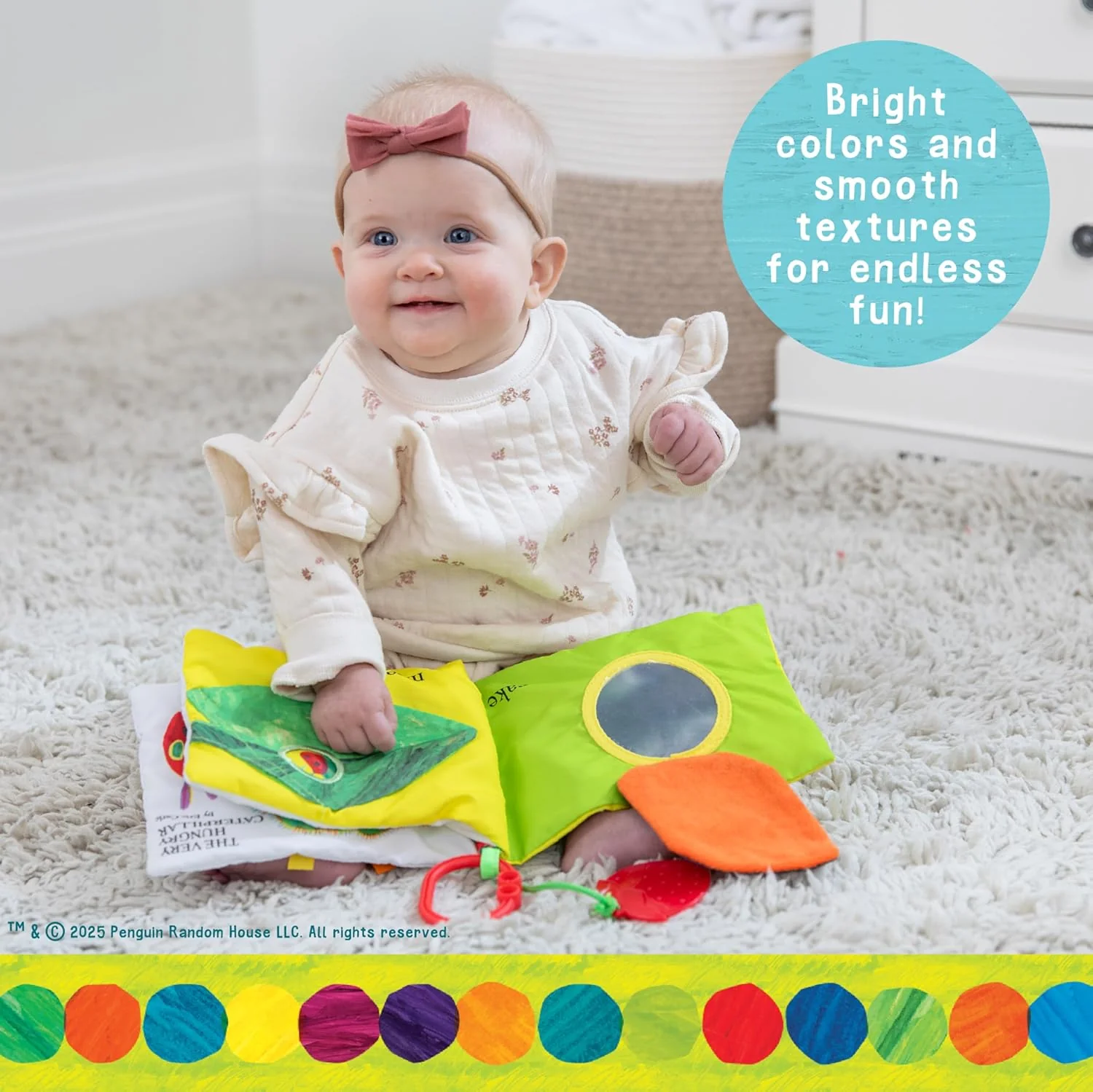 The Very Hungry Caterpillar With Strawberry Teether by Kids Preferred - Image 2