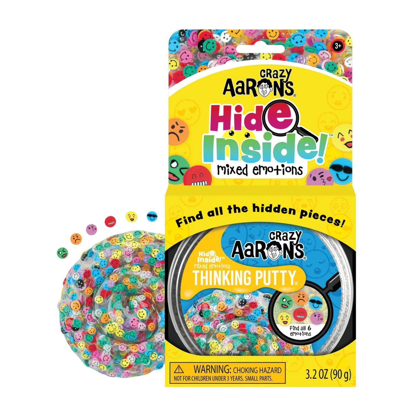 Thinking Putty Tin - Hide Inside Mixed Emotions by Crazy Aaron's