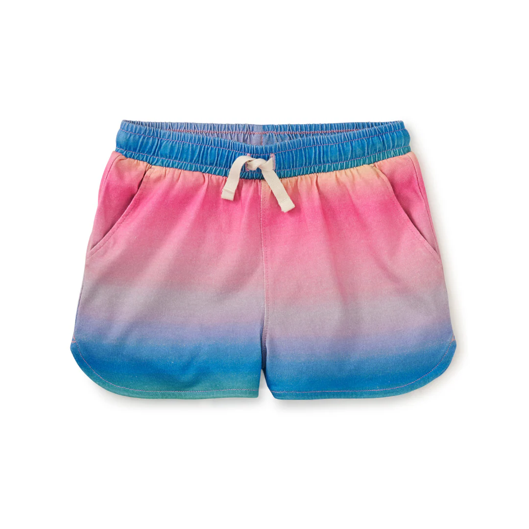 Tie Waist Shorts - Rio de Janeiro Rainbow by Tea Collection - FINAL SALE