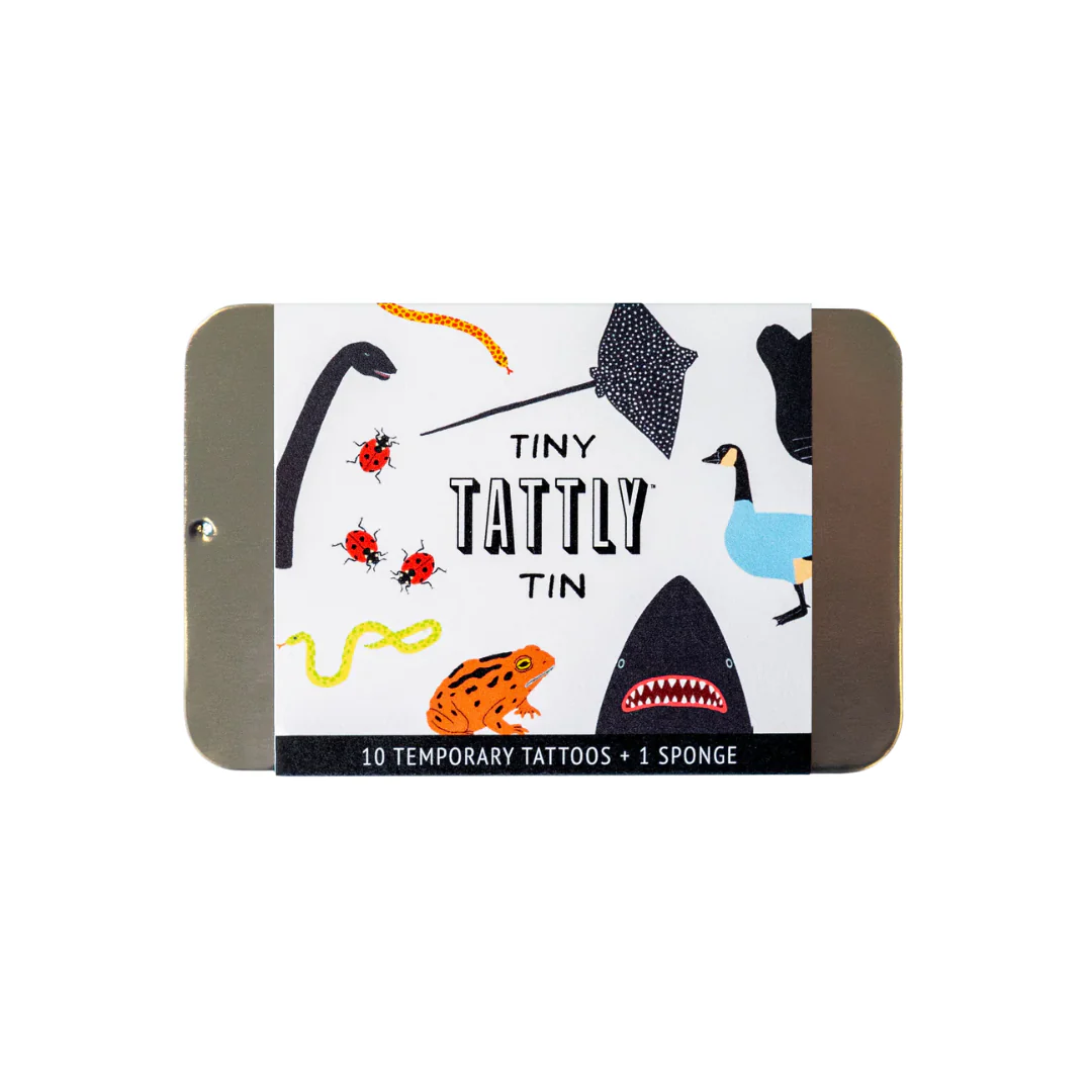 Tiny Animal Tin - 10 Temporary Tattoos by Tattly