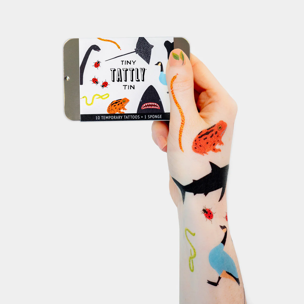 Tiny Animal Tin - 10 Temporary Tattoos by Tattly - Image 2
