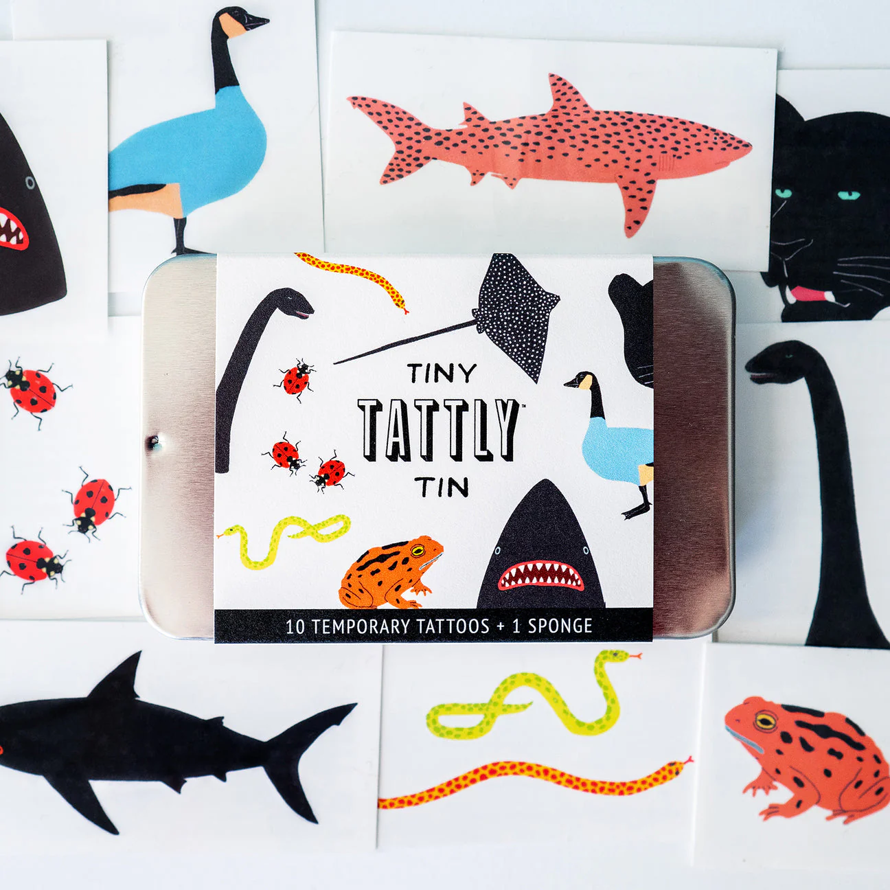 Tiny Animal Tin - 10 Temporary Tattoos by Tattly - Image 3