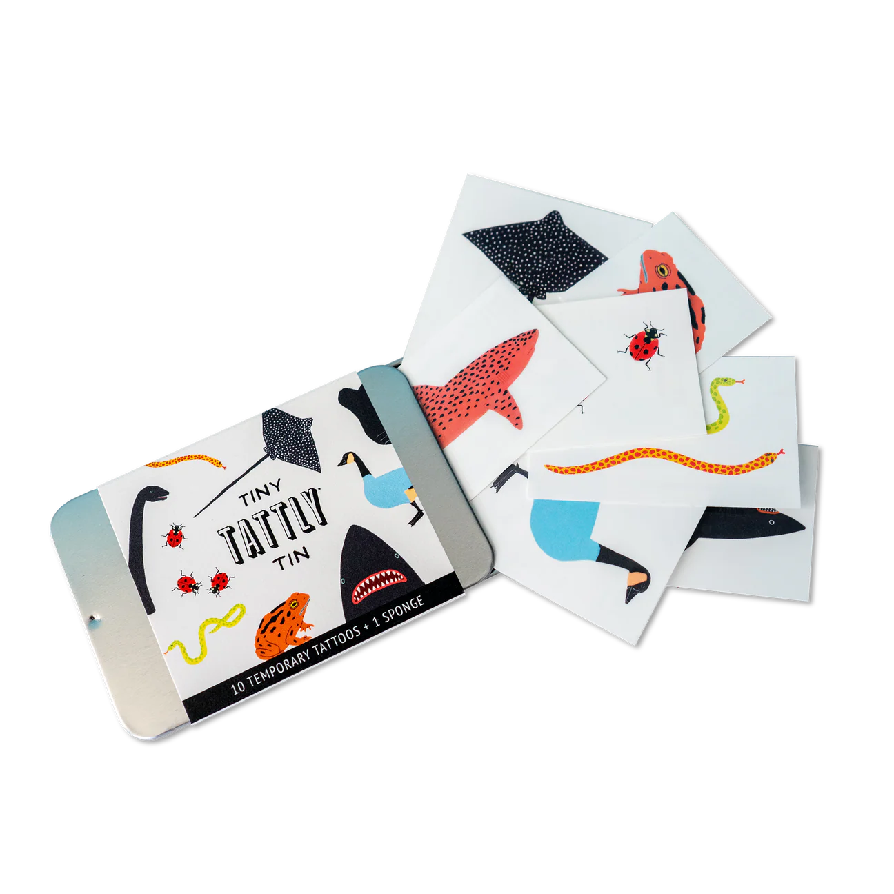 Tiny Animal Tin - 10 Temporary Tattoos by Tattly - Image 7
