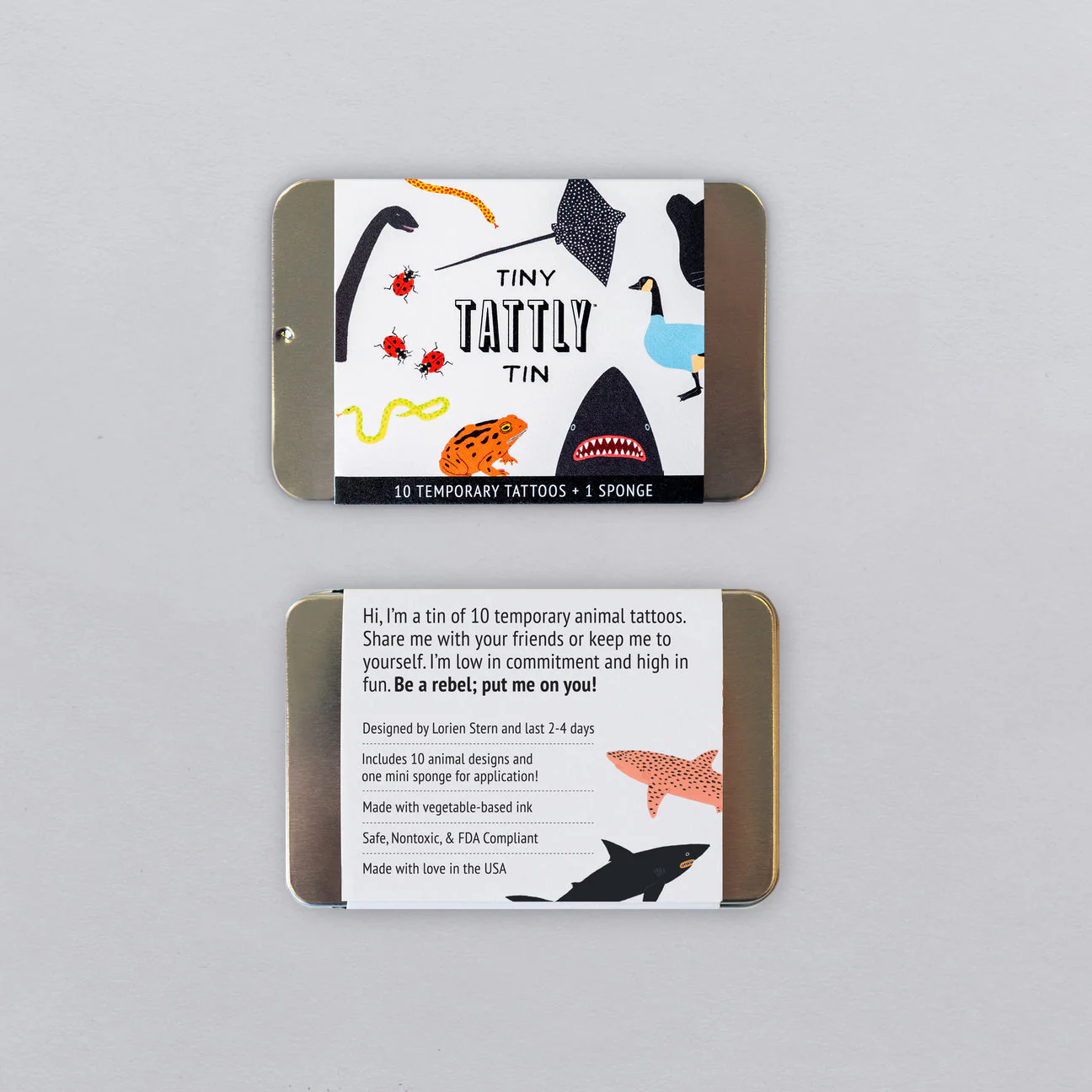 Tiny Animal Tin - 10 Temporary Tattoos by Tattly - Image 8